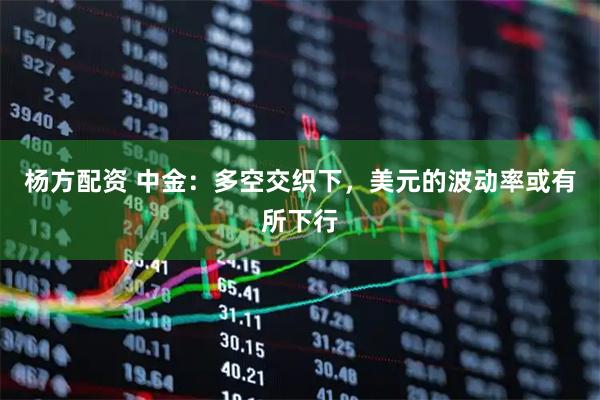 杨方配资 中金：多空交织下，美元的波动率或有所下行