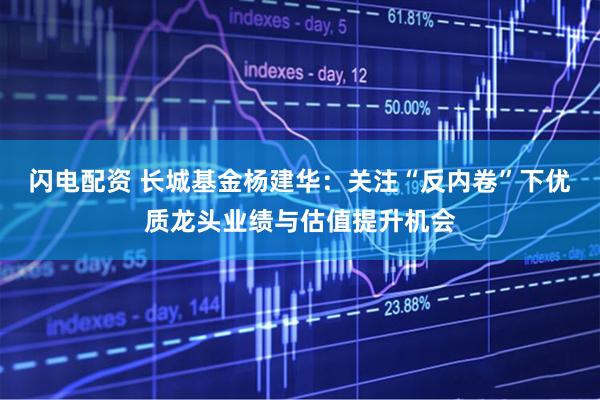 闪电配资 长城基金杨建华：关注“反内卷”下优质龙头业绩与估值提升机会